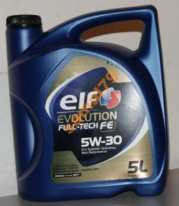 Olej Elf 5W30 Evolution FULL-TECH FE 5 L SOLARIS