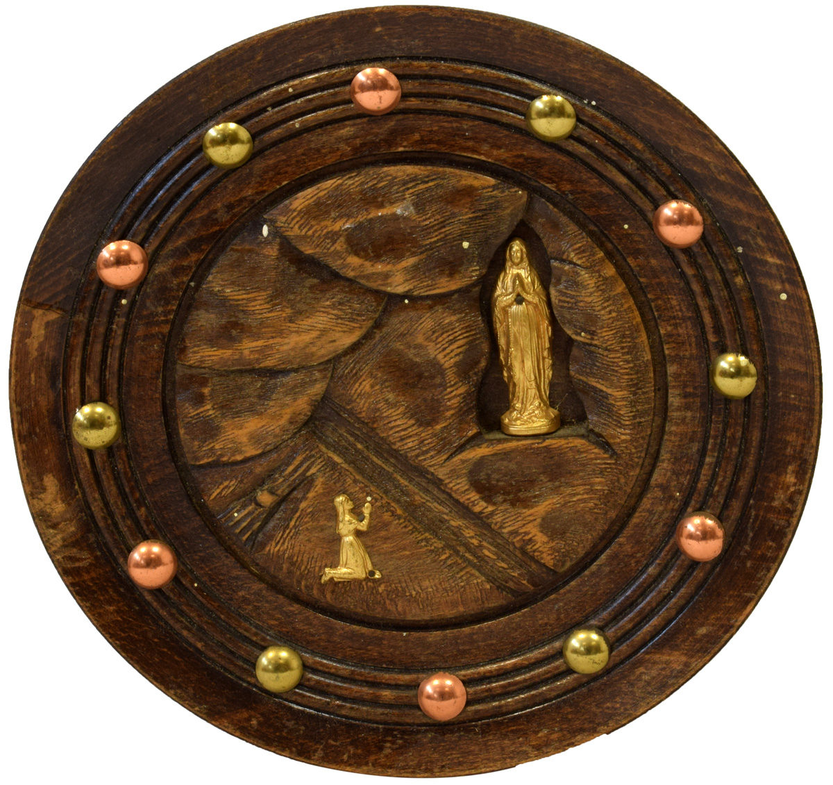 Święty obrazek ''Św. Bernadetta z Lourdes'' drewno