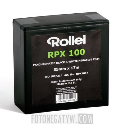 ROLLEI Film RPX 100 17m ( film w szpuli, metraż )