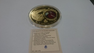 Moneta JP II Civitas Vaticana Ostrów Wlkp