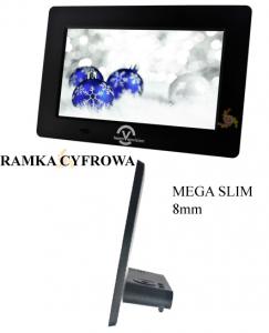 VEO RAMKA CYFROWA SLIM 8mm LCD 7 FILM JPG  +PILOT