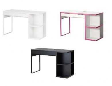 IKEA biurko z półką / z 2 półkami MICKE 3 kolory