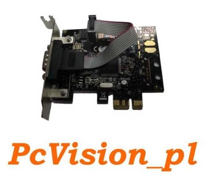 Unitek PCI Express kontr. 1x RS-232 low pr. Y-7502