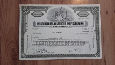 INTERNATIONAL TELEPHONE AND TELEGRAPH 1971