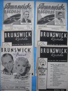 Katalog NOWOŚCI WYDAWNICZE Brunswick Records 1935