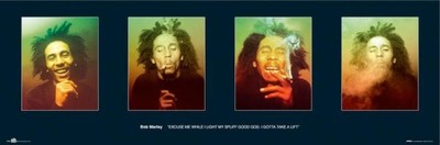 Bob Marley (Twarze) - plakat 30,5x91,5 cm