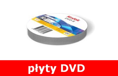 płyty DVD-R 4,7GB KODAK 16 x _ SPINDLE _ 10 sztuk