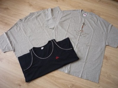 2 bawełniane t-shirty + koszulka ADIDAS r. XXL