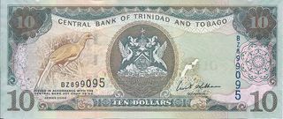 Trynidad i Tobago- 10 dolarów P-48 UNC