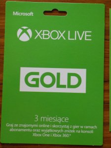 XBOX LIVE GOLD*3,5 M-CA-104 DNI*DWA KODY ORYGINAŁ