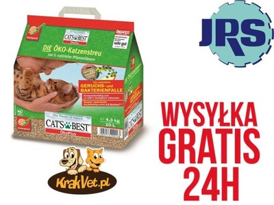 JRS Cat's Cats Best Eco Plus 40l żwirek + GRATIS