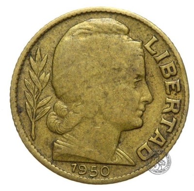 Argentyna - moneta - 10 Centavos 1950 - MOSIĄDZ