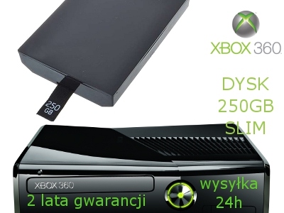 DYSK 250GB XBOX 360 SLIM E DYSK TWARDY X360