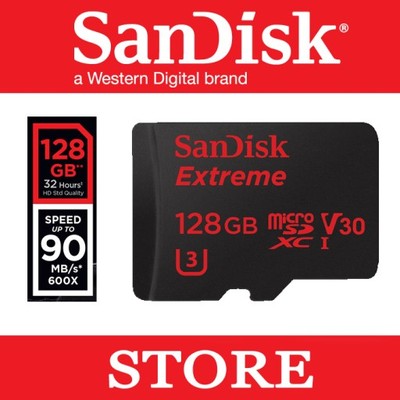 SanDisk Extreme micro SDXC 128GB V30 90/60MB/s U3