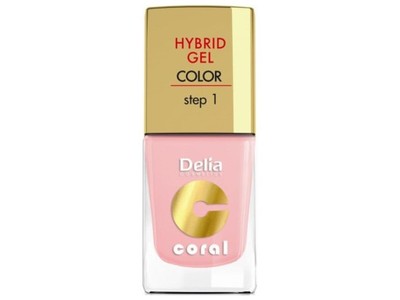 Delia Cosmetics Coral Hybrid Gel Emalia do 11ml