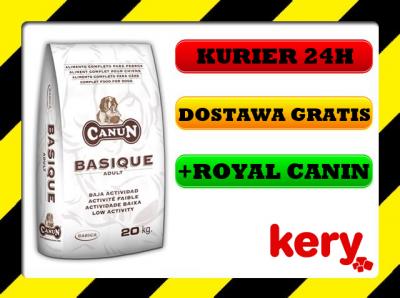 CANUN BASIQUE 20KG + ROYAL CANIN + KURIER 24H