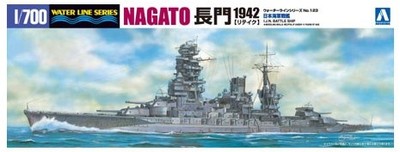 Aoshima 04510 1/700 Nagato 1942 Update Edition