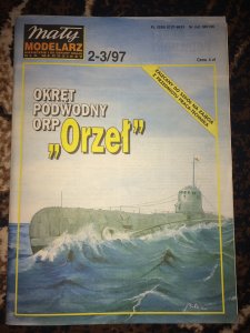 Mały Modelarz 2-3/1997 Okręt podwodny ORP ORZEŁ