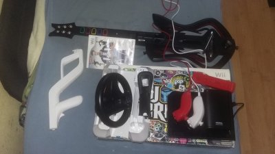 Wii Zestaw Softmod HDD  Konsola DJ Hero Gry