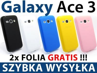 Obudowa na / do Samsung Galaxy Ace 3 +2x FOLIA