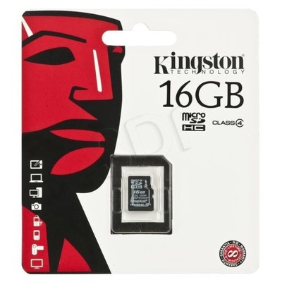 Kingston micro SDHC SDC4/16GBSP 16GB Class 4