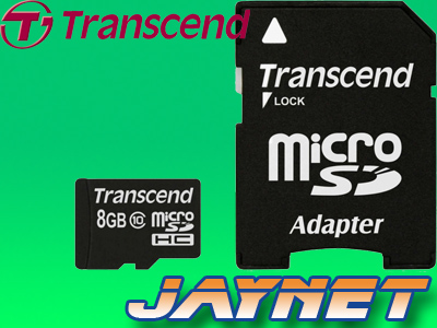 TRANSCEND 8 GB micro SD HC Class 10 Premium 20MB/s