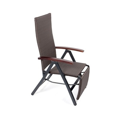 Krzesło ogrodowe z podnóżkiem Vanage A6F89 - 6976943562 - oficjalne  archiwum Allegro