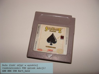 Gra GB Solitaire Pasjans Game Boy Classic