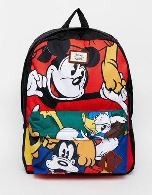 VANS nowy plecak Myszka Miki Mickey Disney Donald - 6810082736 - oficjalne  archiwum Allegro