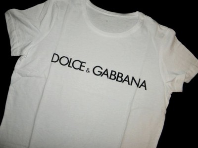 DAMSKI T-SHIRT Dolce & Gabbana ROZ.XL - 6664094681 - oficjalne archiwum  Allegro