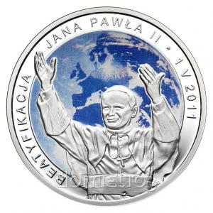 1762. 20zł 2011, Beatyfikacja Jana Pawła II, st.L