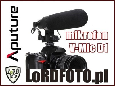 Mikrofon APUTURE V-MicD1 Nikon D750 D810 D7200