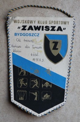 WKS Zawisza Bydgoszcz 1991 dedykacja Hariasza