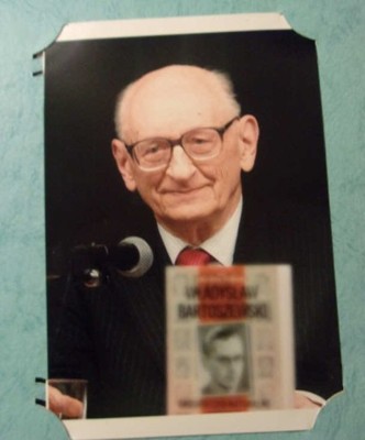 Władysław Bartoszewski zdjęcie z autografem