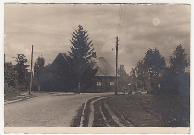 Wilno - Kolonia kolejowa - Ulica i dom -FOTOok1940