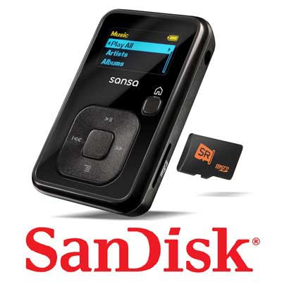 SanDisk Sansa Clip Plus 8GB Odtwarzacz MP3 Rockbox