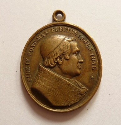 Medal papieski. Pius IX 1846 r. (517)