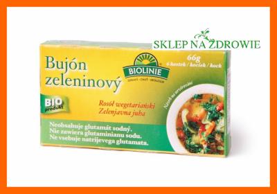 Kostki  warzywne,wegetariańskie, BIOLINIE bio 66g