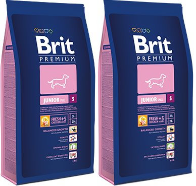 Brit Premium Junior S Small 16kg 2x 8kg GLOBAL_VET