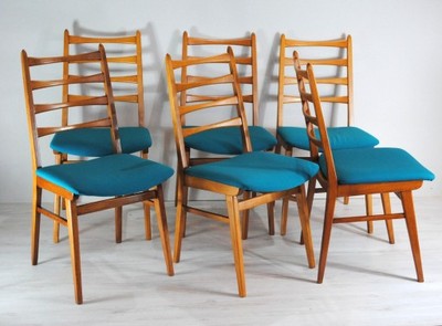 Krzesło krzesła zielone drewniane 6szt nowe obicie