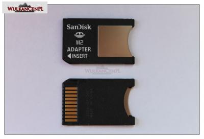 Adapter SanDisk M2 na MS Pro Duo ProDuo ORYGINAŁ