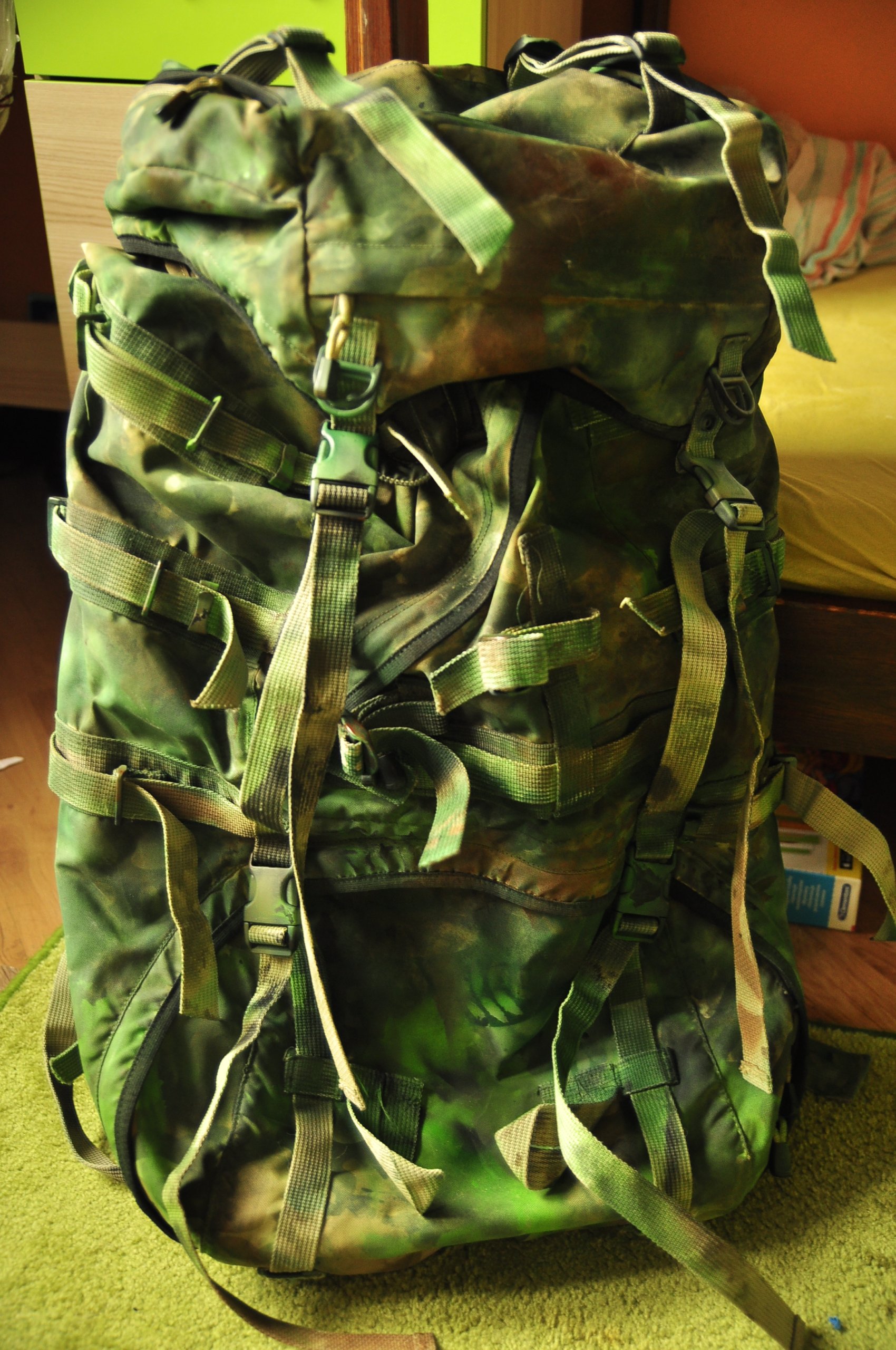ORYGINALNY plecak ZASOBNIK piechoty górskiej 987mo