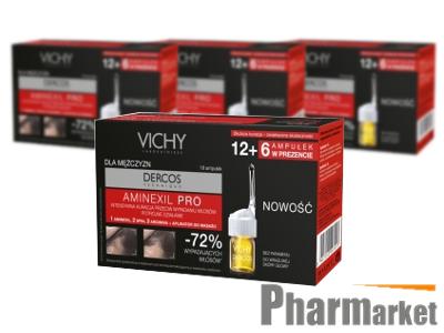 Vichy Dercos Aminexil Pro 12 ampułki + 6 ampułek