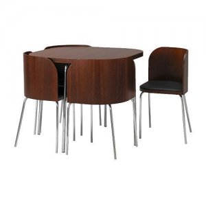 Stół z krzesłami - Fusion Ikea - 6233040806 - oficjalne archiwum Allegro