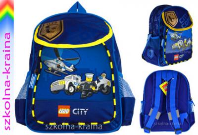 LEGO CITY Plecak dziecięcy POLICJA + GRATIS ! - 3462892136 - oficjalne  archiwum Allegro