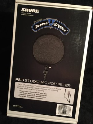 Shure PS6 PS 6 PS-6 Popper Stopper Pop Filter