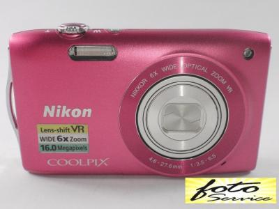 Nikon Coolpix S3300 oryginalna obudowa różowa