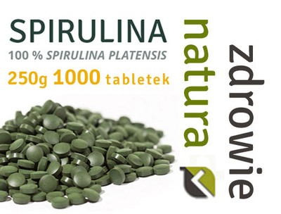SPIRULINA 1000 tabletek 250g odporność
