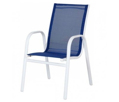 Krzesło ogrodowe balkonowe RIO niebieskie dla - 6840704625 - oficjalne  archiwum Allegro