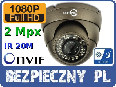 WANDALOODPORNA KAMERA IP 2 MPix FULL HD 1080P IR